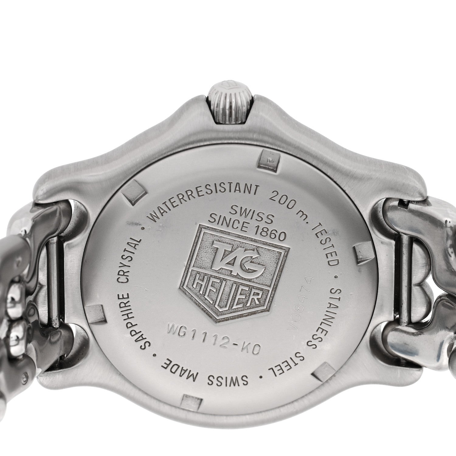 Tag Heuer Stainless Steel 38mm Professional Quartz Watch White WG1112 4 of 4
