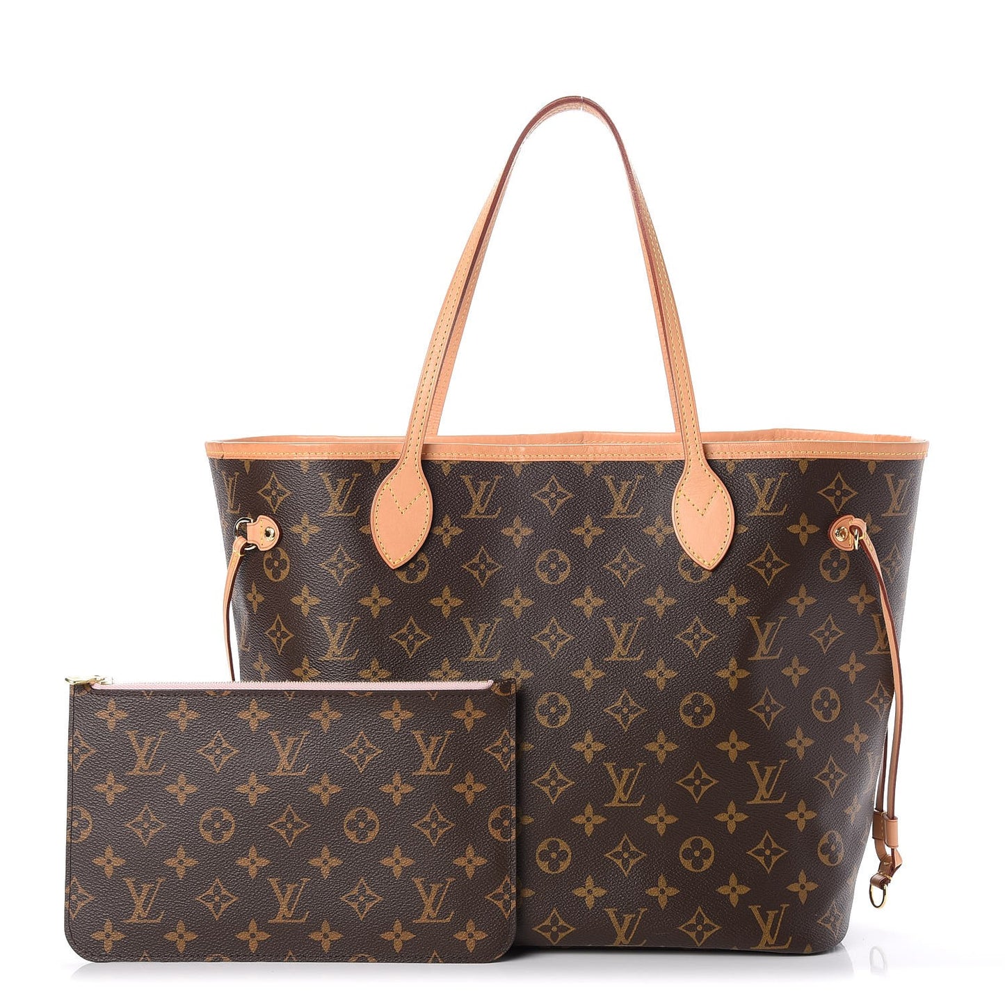 Monogram Neo Neverfull MM Rose Ballerine