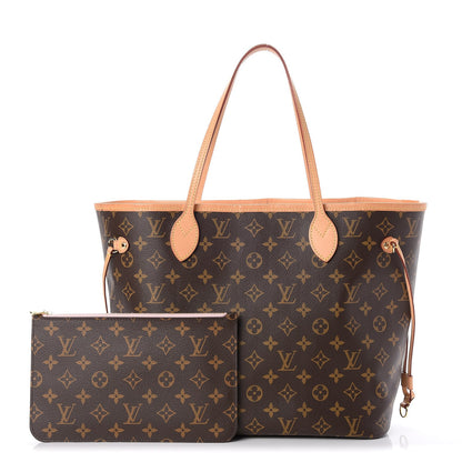 Louis Vuitton Monogram Neo Neverfull MM Rose Ballerine 1 of 9
