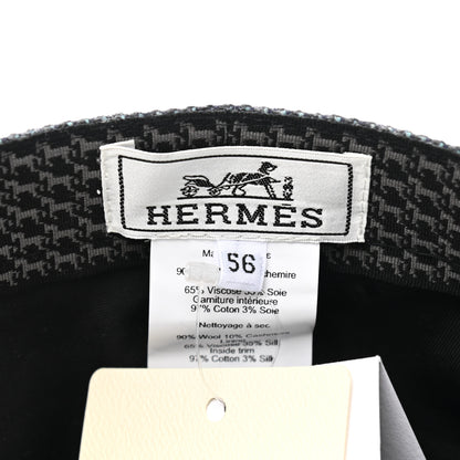 Hermes Wool Cashmere Dinard Cap 56 Bleu Payne 8 of 10