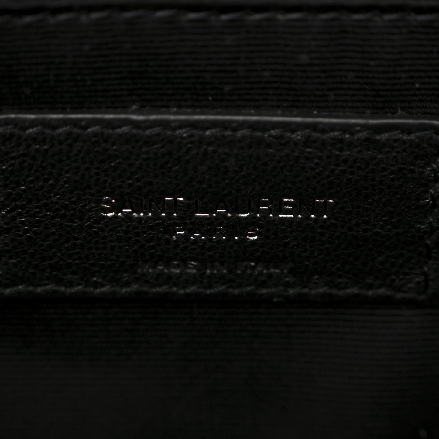 Grained Lambskin Monogram Medium Niki Chain Satchel Black