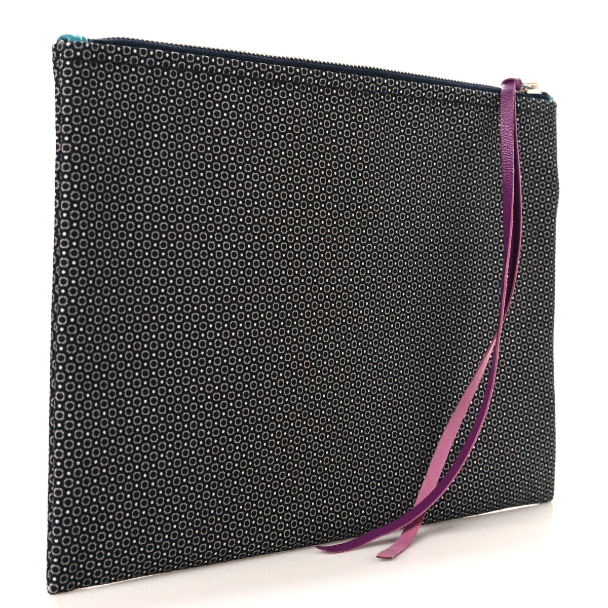 Cotton Goatskin Navette Petit H Pouch PM