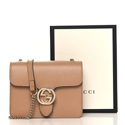 Gucci Dollar Calfskin Small Interlocking G Shoulder Bag Camelia 12 of 12