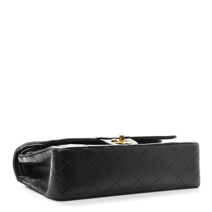 Chanel Lambskin Quilted Medium Double Flap Black 4 of 13