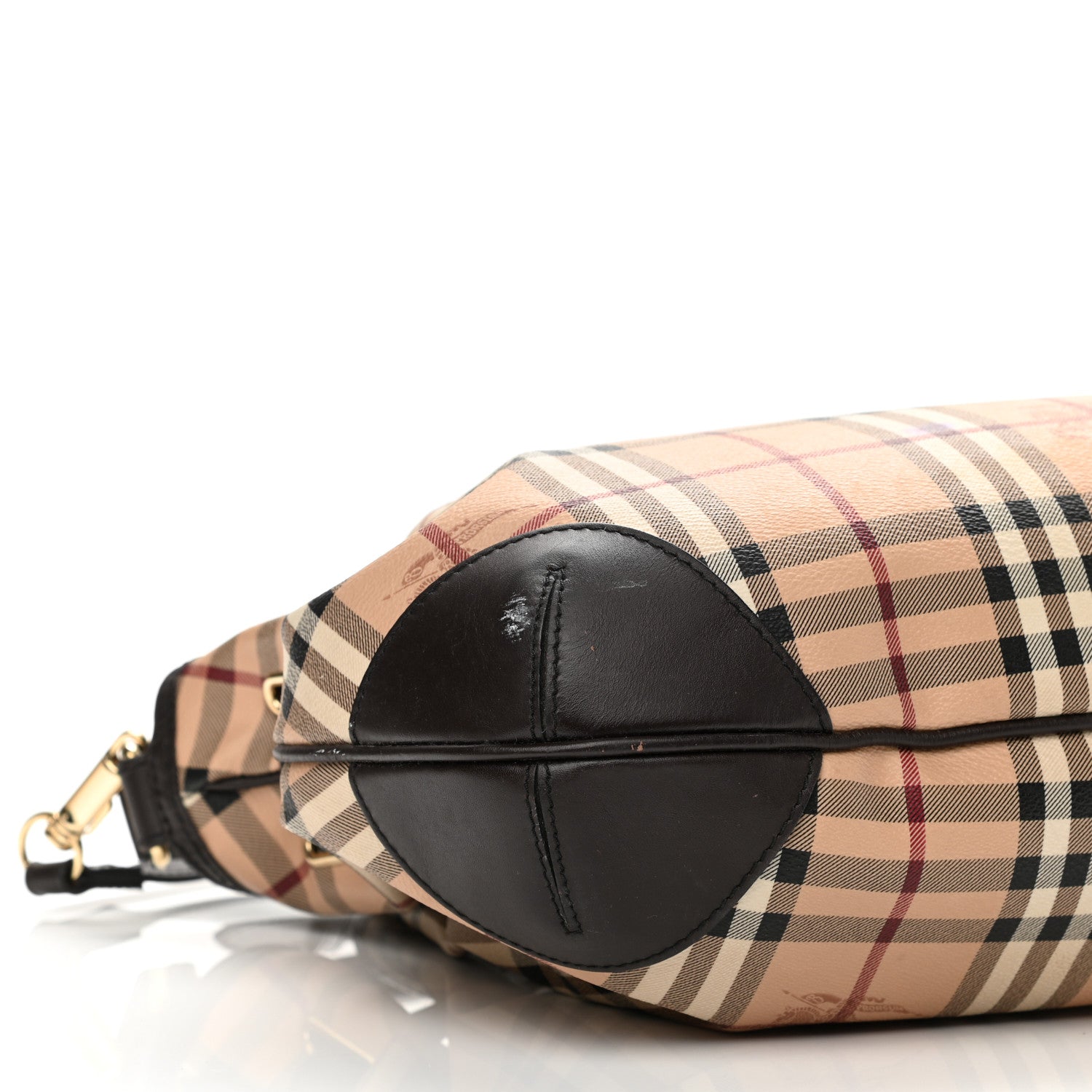 Burberry Haymarket Check Medium Willenmore Hobo Chocolate 10 of 17