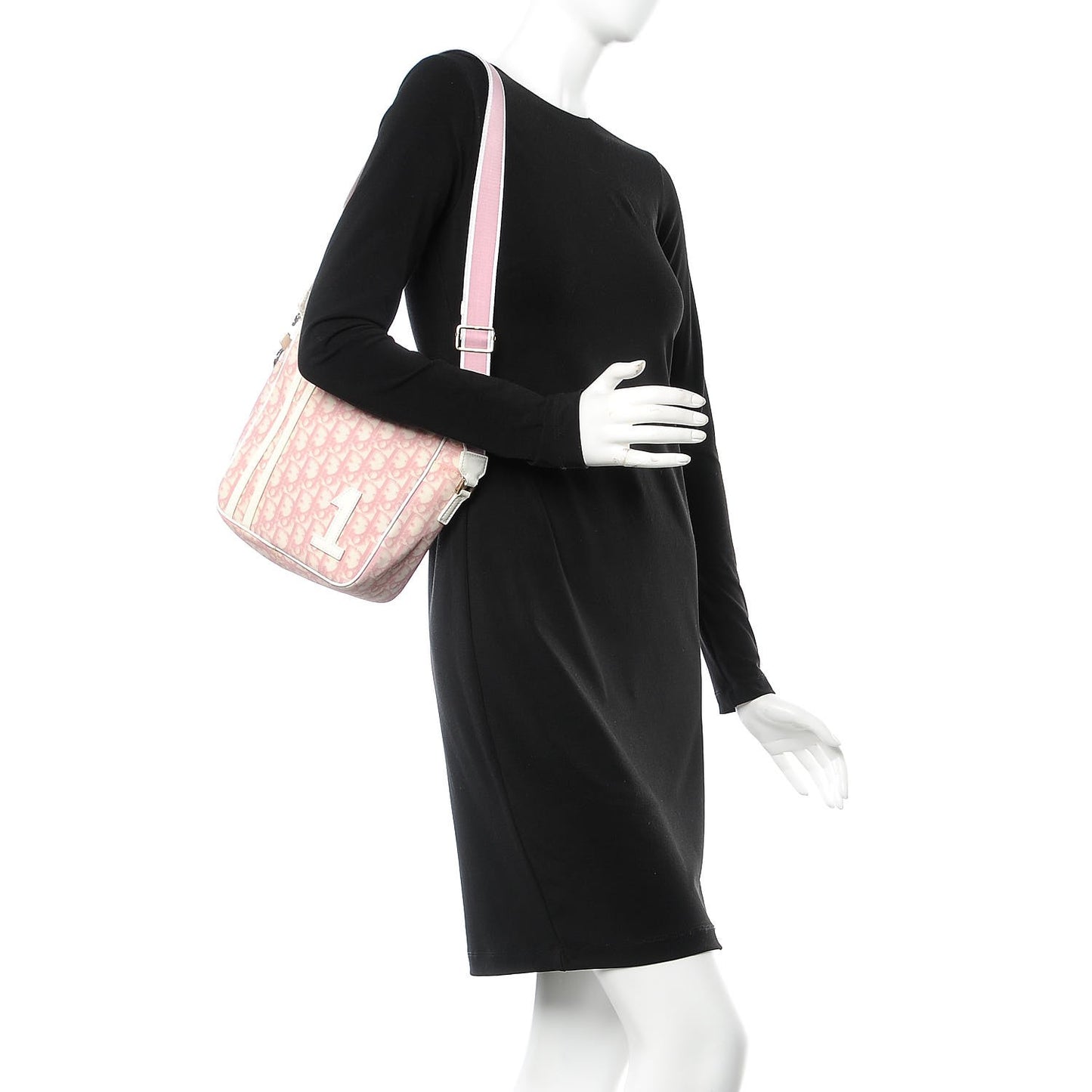 Monogram Girly Messenger Bag Pink