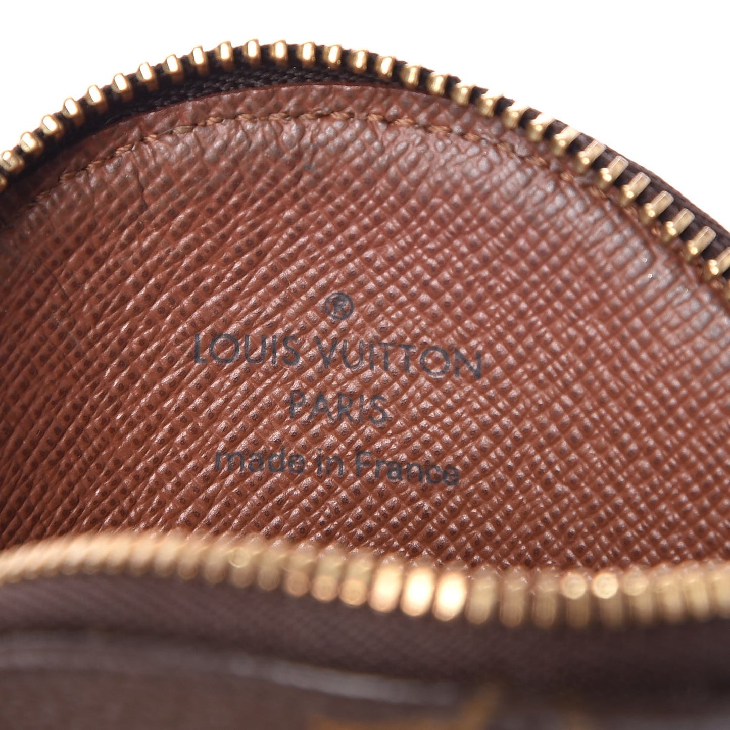 Monogram Round Coin Purse