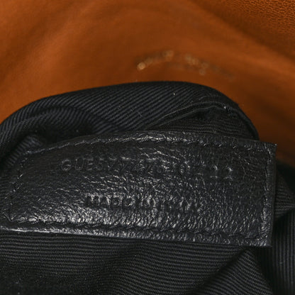 Saint Laurent Lambskin Quilted Small Loulou Puffer Monogram Chain Satchel Dark Honey 7 of 9