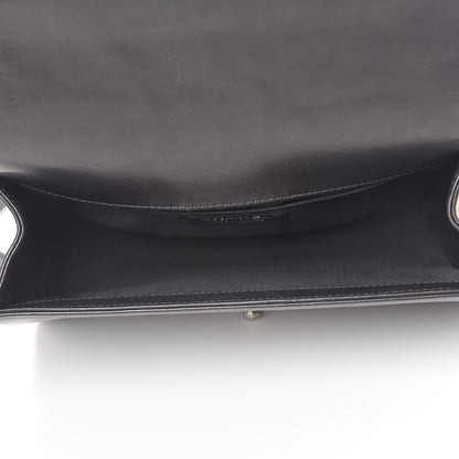 Chanel Lambskin Stitched Medium Boy Flap Black 5 of 24