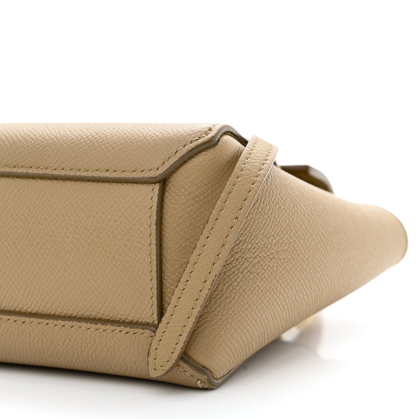 Grained Calfskin Pico Belt Bag Light Taupe