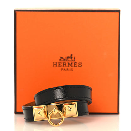 Hermes Box Rivale Double Tour Bracelet XS Black 14 of 14