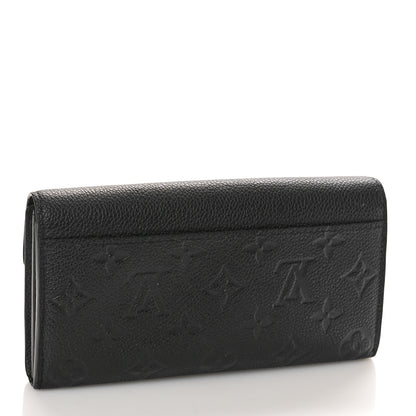 Louis Vuitton Empreinte Sarah Wallet NM Black 3 of 7