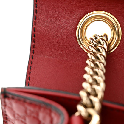 Gucci Microguccissima Medium Emily Chain Shoulder Bag Red 11 of 12