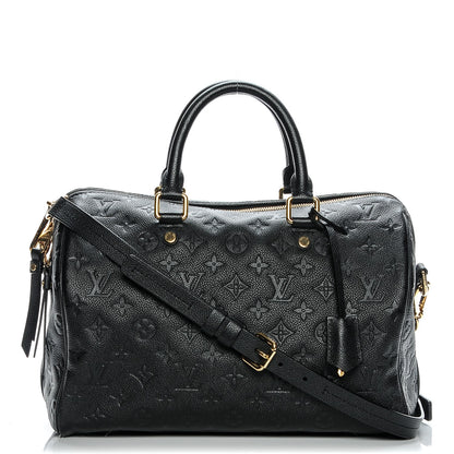 Louis Vuitton Empreinte Speedy Bandouliere 30 Black 1 of 6