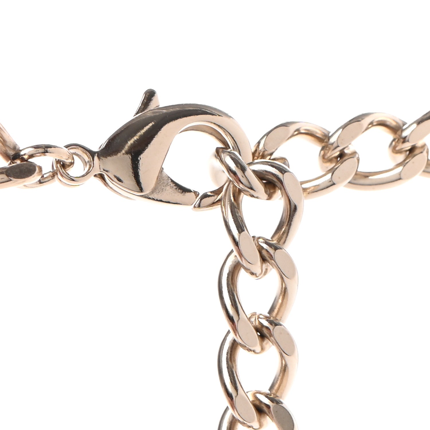 Chanel Metal Lambskin Chain Micro Bag Necklace Gold Black 6 of 6