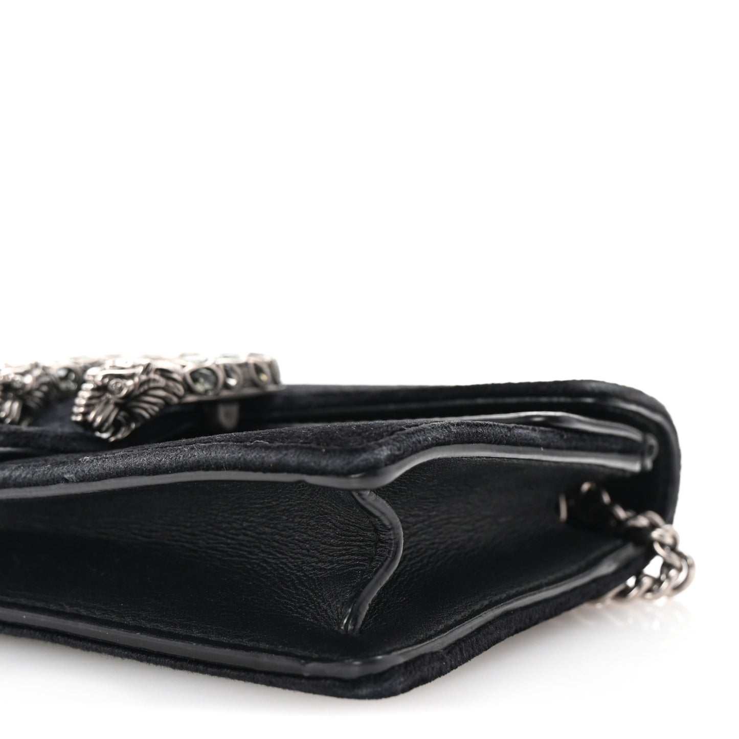Velvet Super Mini Dionysus Shoulder Bag Black