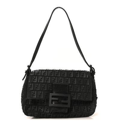 Fendi Zucchino Embellished Mini Mama Baguette Black 1 of 10