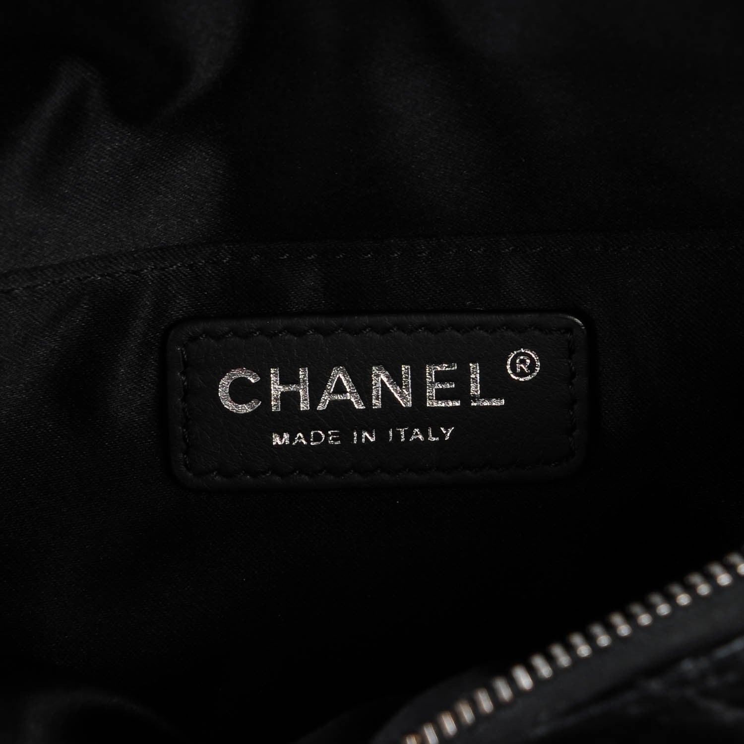 Chanel Lambskin Quilted Banane Waist Bag Fanny Pack Black 6 of 7