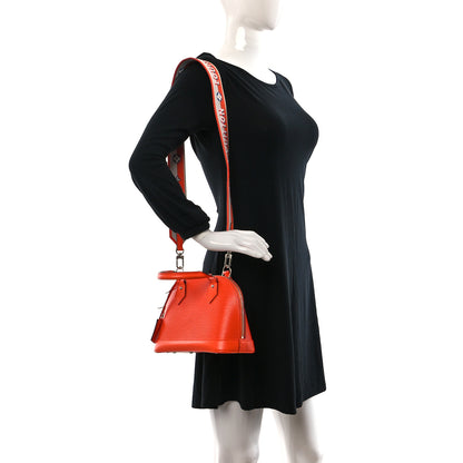 Louis Vuitton Epi Jacquard Alma BB Orange 2 of 8