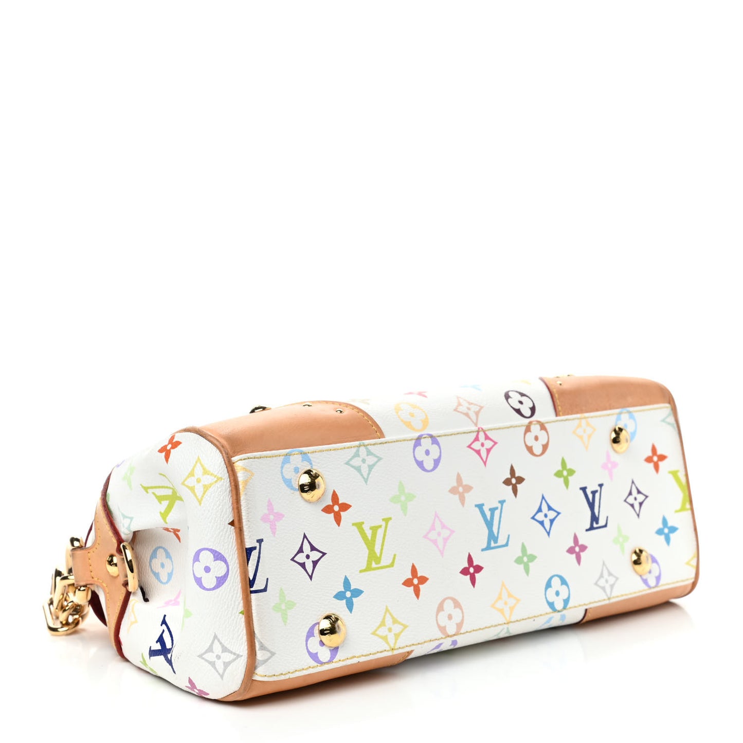 Monogram Multicolor Beverly MM White