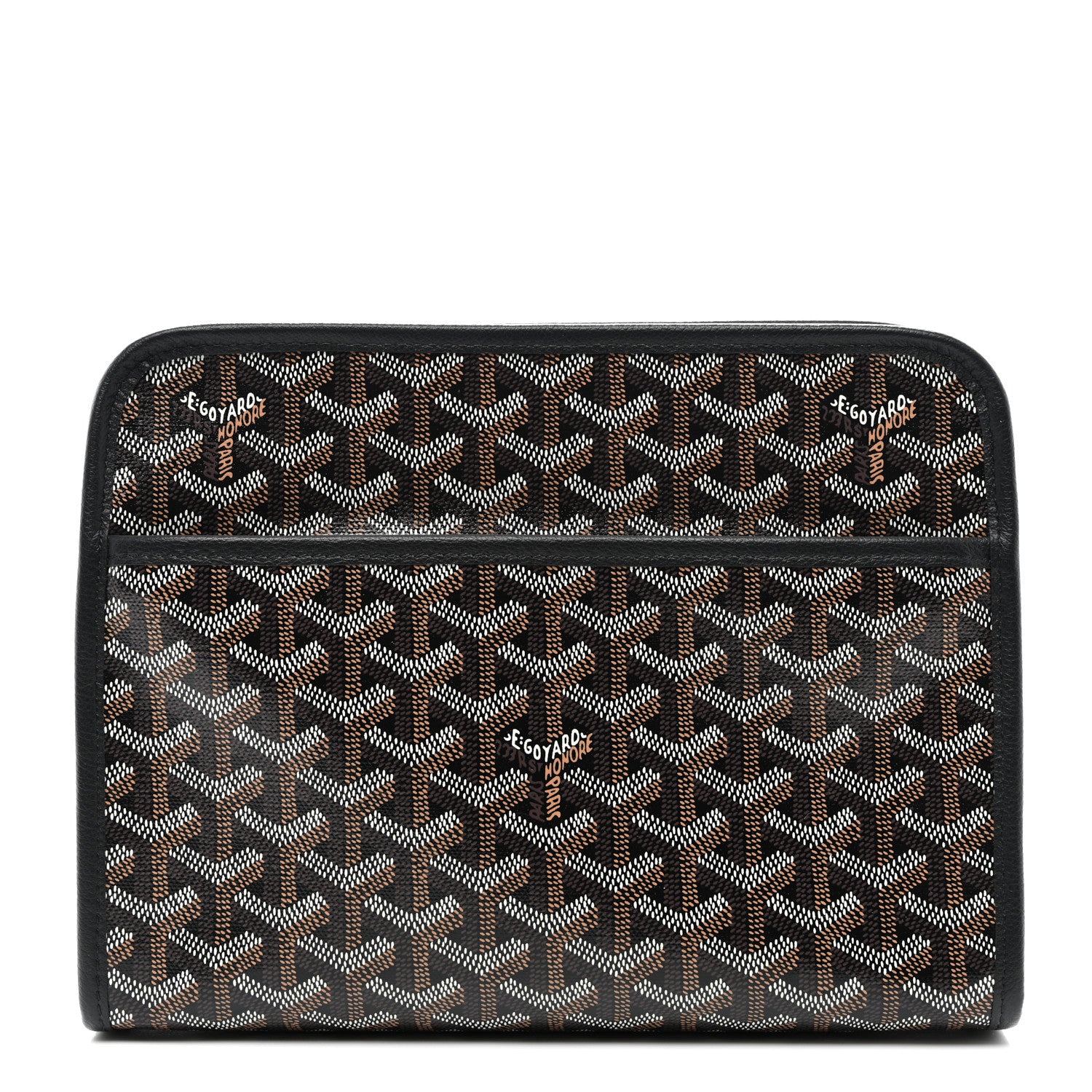 Goyard Goyardine Jouvence MM Toiletry Pouch Black 1 of 6