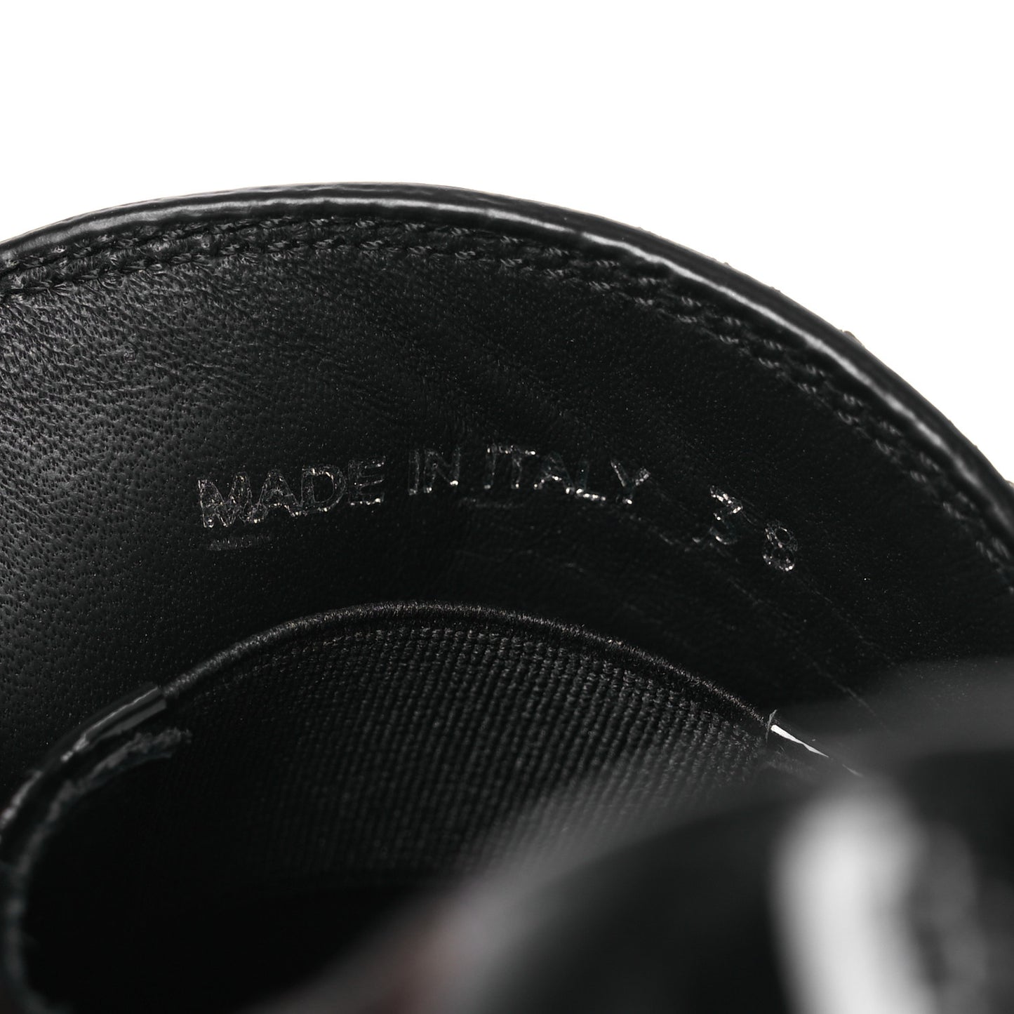 Vernice Triangle 50mm Loafers 38 Black