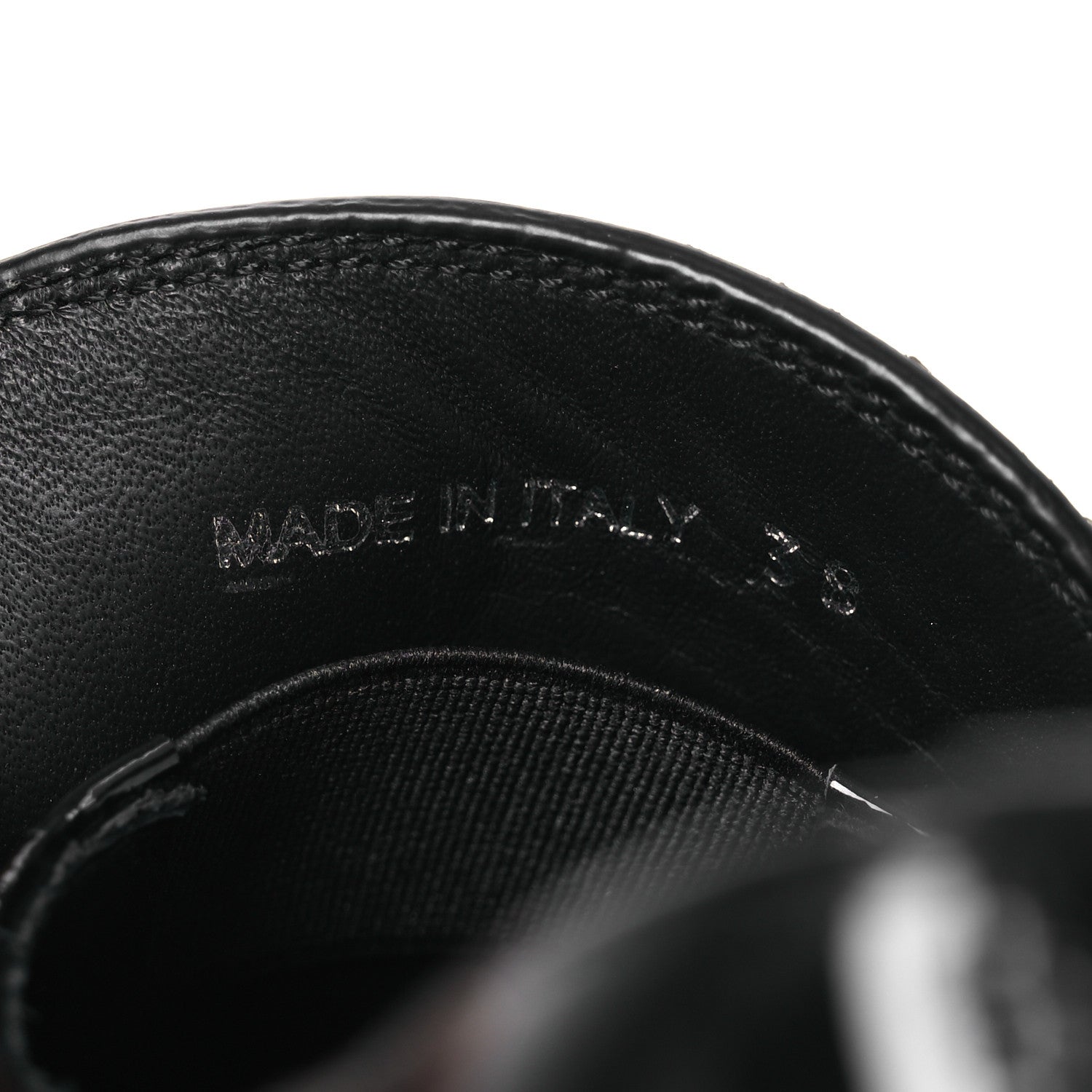 Prada Vernice Triangle 50mm Loafers 38 Black 9 of 12
