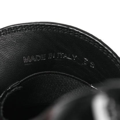 Prada Vernice Triangle 50mm Loafers 38 Black 9 of 12