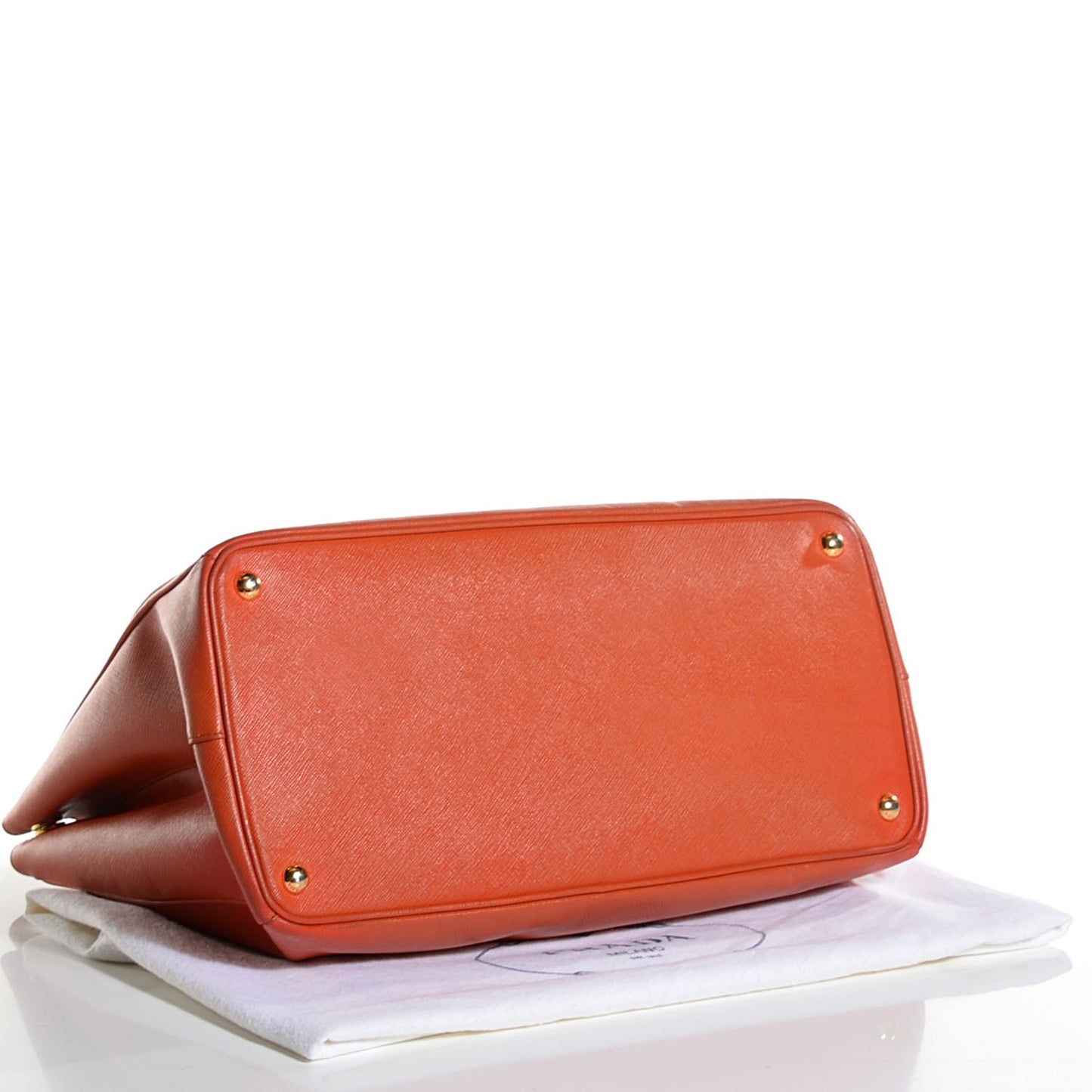 Saffiano Lux Large Tote Papaya