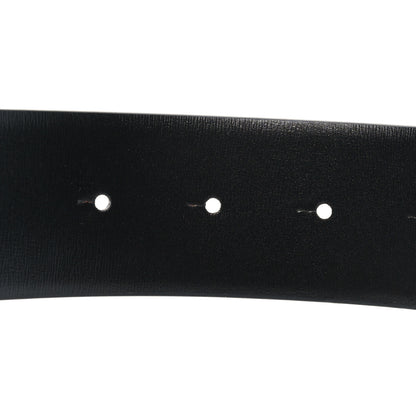 Valentino Garavani Glossy Calfskin VLogo Reversible 40mm Belt 80 32 Saddle Brown Black 4 of 5