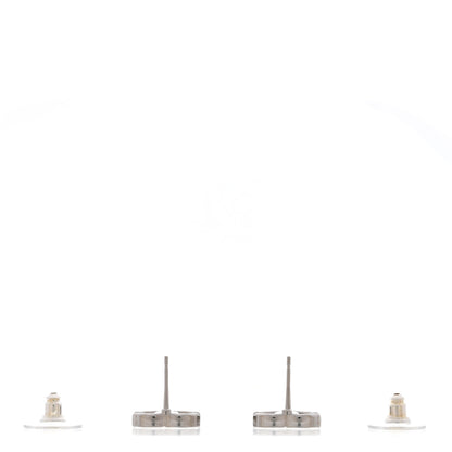 Chanel Metal CC Earrings Silver 3 of 5