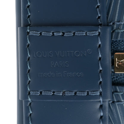 Louis Vuitton Epi Alma BB Denim Blue 6 of 10