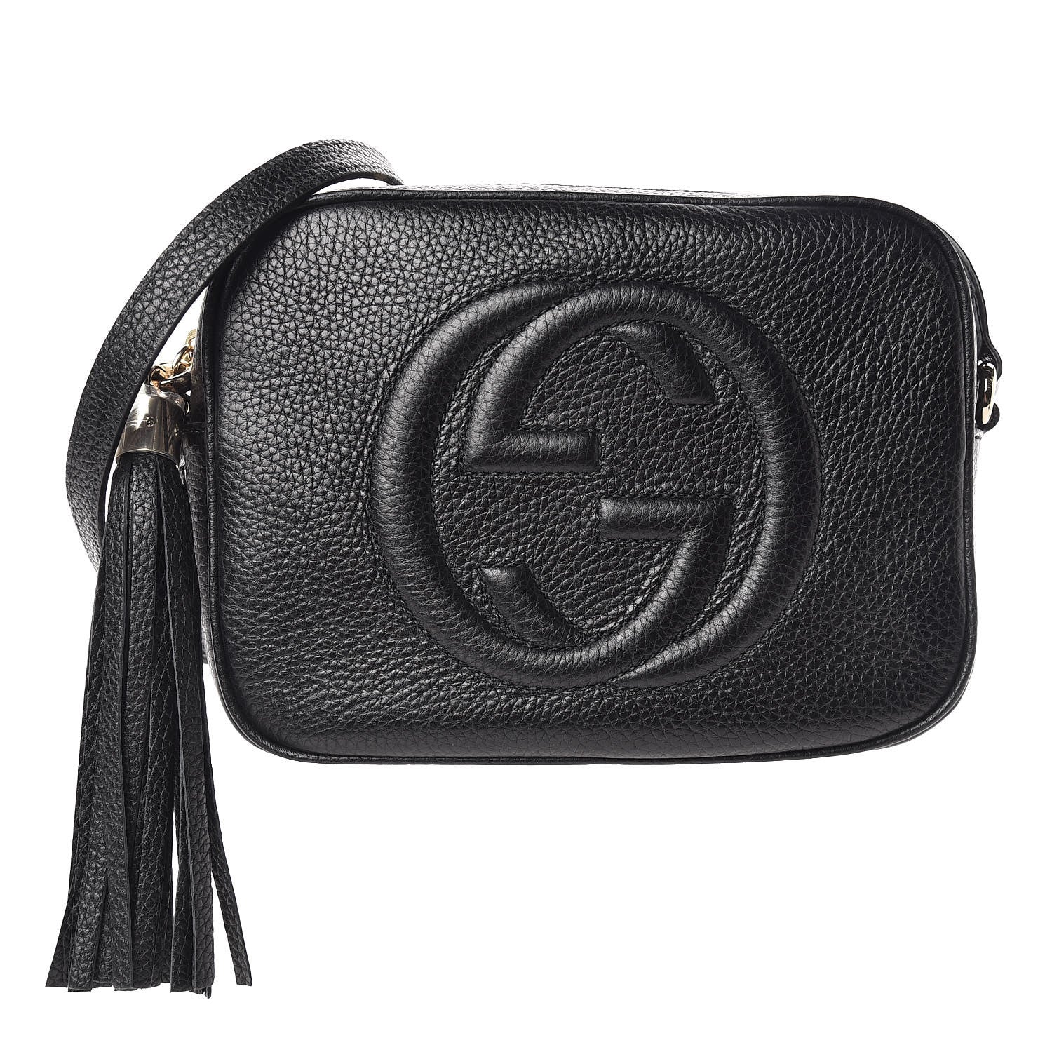Gucci Pebbled Calfskin Small Soho Disco Bag Black 1 of 9