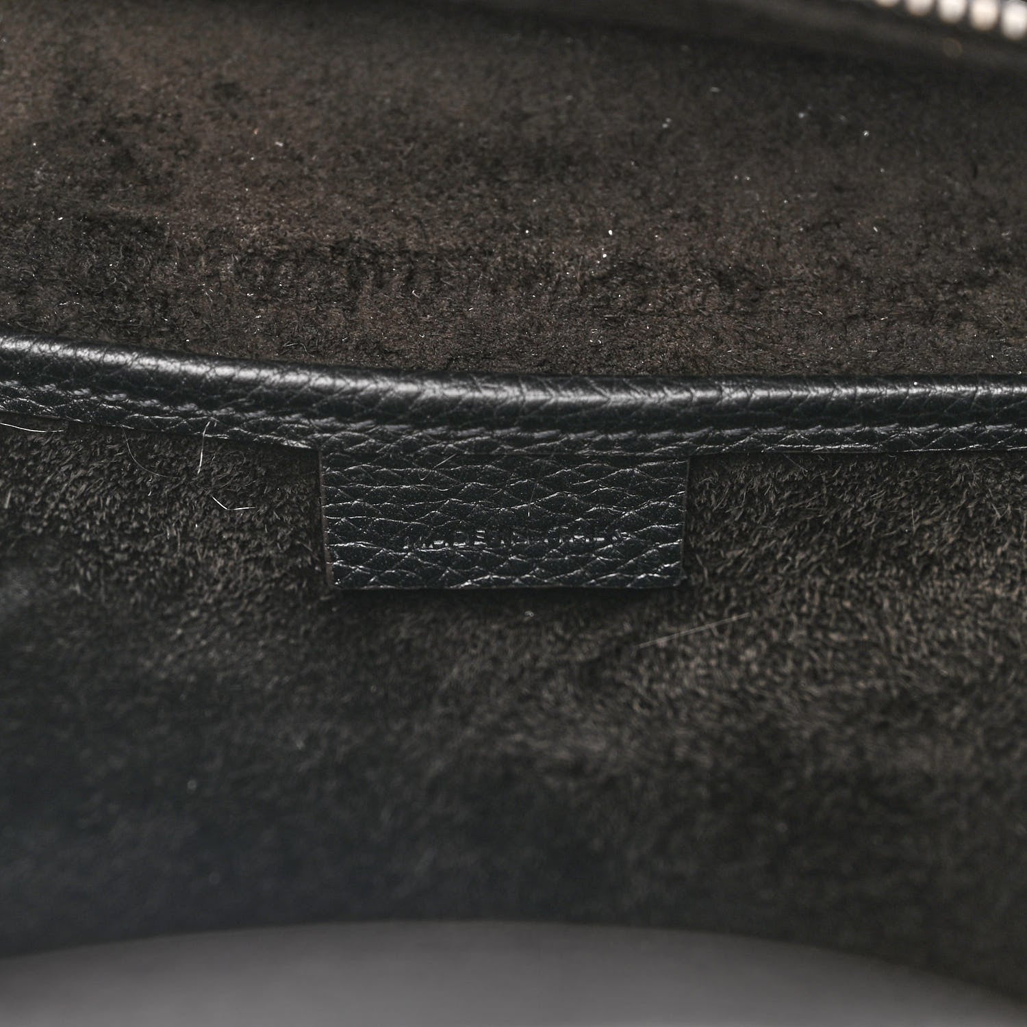 Celine Drummed Calfskin Nano Luggage Black 6 of 11