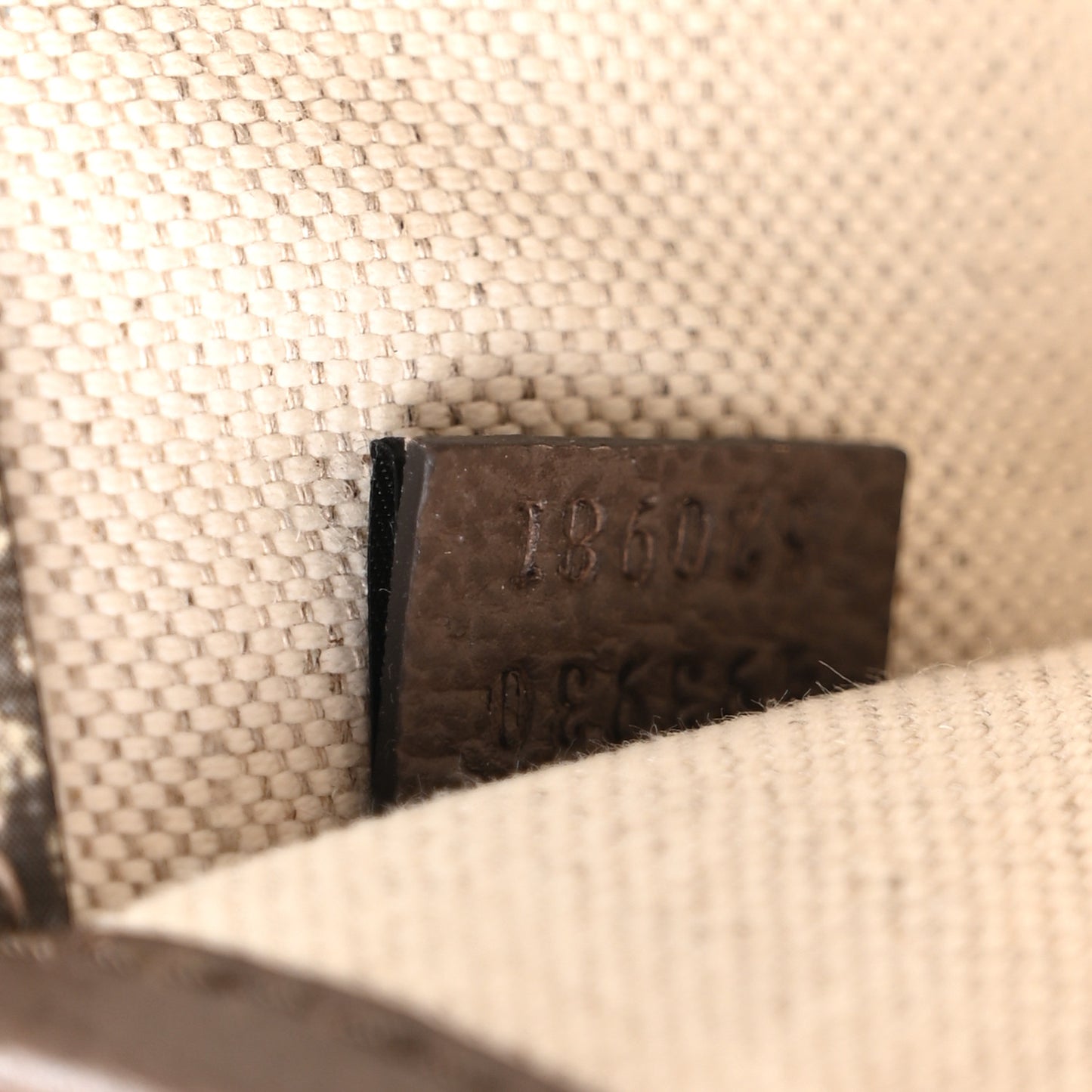 GG Supreme Monogram Neo Vintage Web Belt Bag Brown