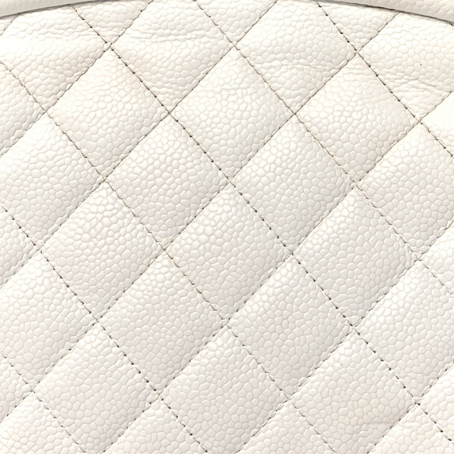 Chanel Caviar Quilted Timeless Clutch White 8 of 13