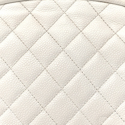 Chanel Caviar Quilted Timeless Clutch White 8 of 13