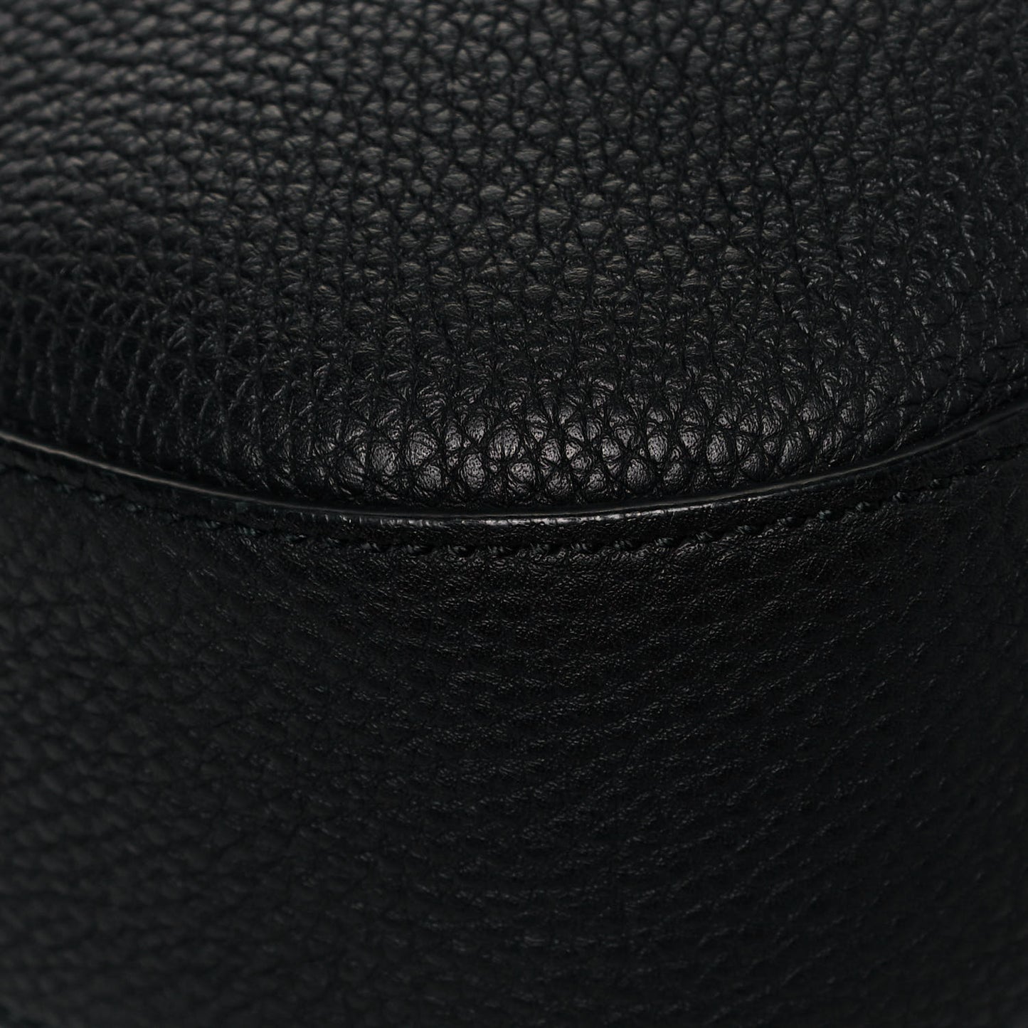Soft Grained Calfskin Large Jackie Hobo Black
