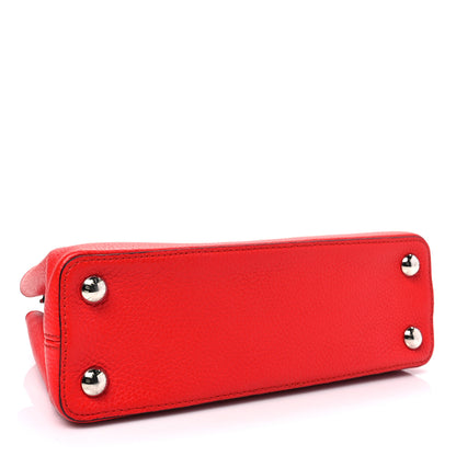 Louis Vuitton Taurillon Capucines BB Coquelicot 3 of 6