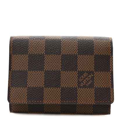 Louis Vuitton Damier Ebene Business Card Holder 1 of 6