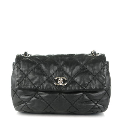 Chanel Calfskin Quilted Small Love Me Tender Flap Black 1 of 8