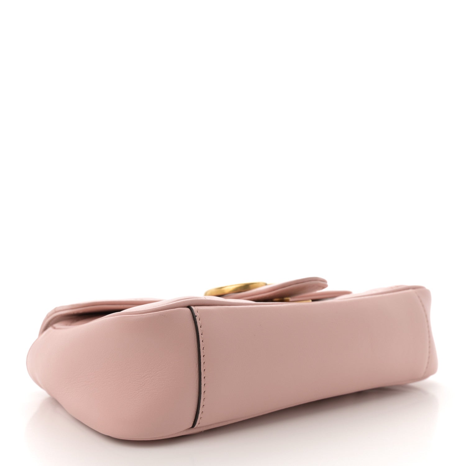 Gucci Calfskin Matelasse Mini GG Marmont Shoulder Bag Perfect Pink 4 of 13
