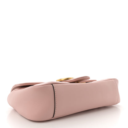 Gucci Calfskin Matelasse Mini GG Marmont Shoulder Bag Perfect Pink 4 of 13