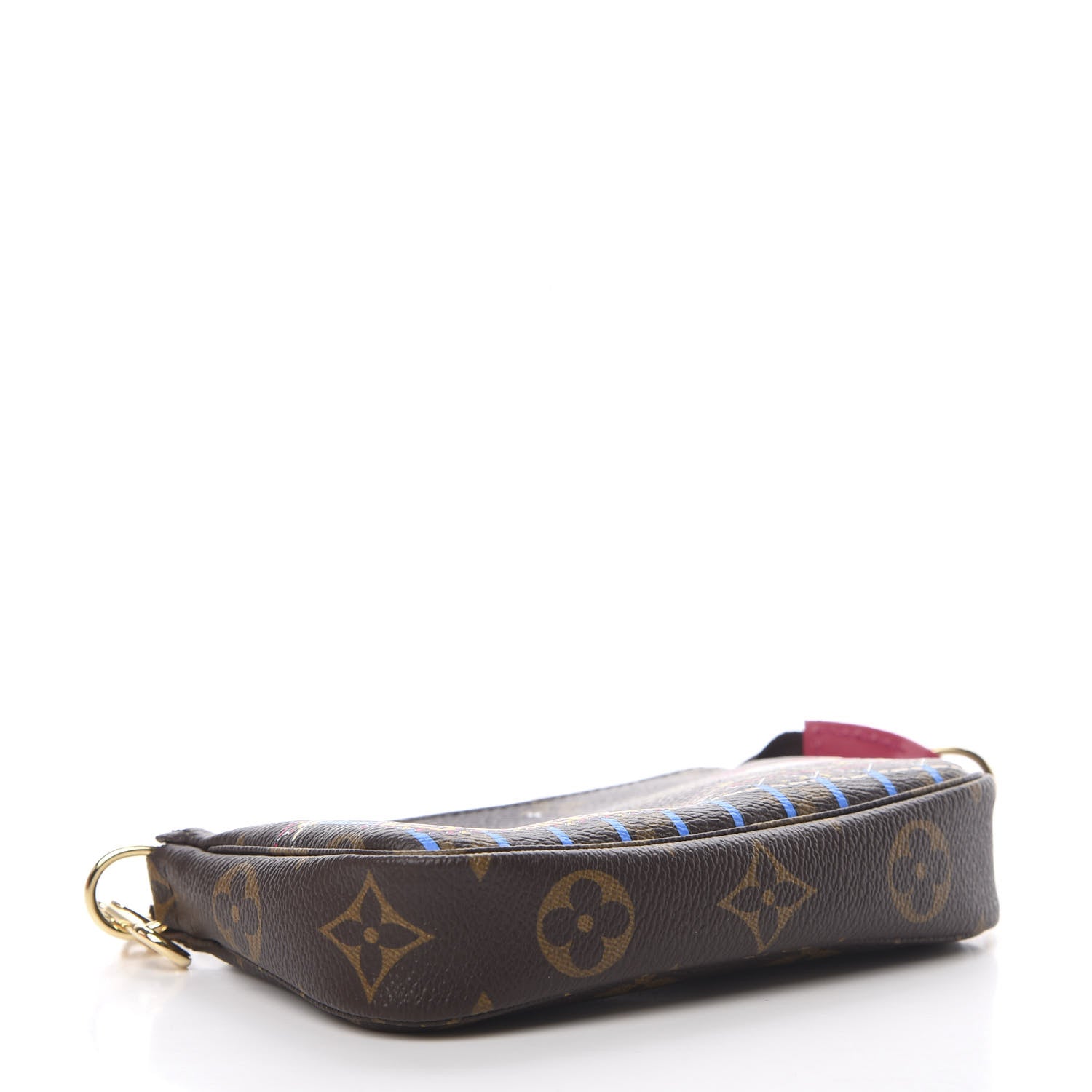 Louis Vuitton Monogram 2020 Christmas Animation Roller Coaster Mini Pochette Accessories Pivoine 3 of 7