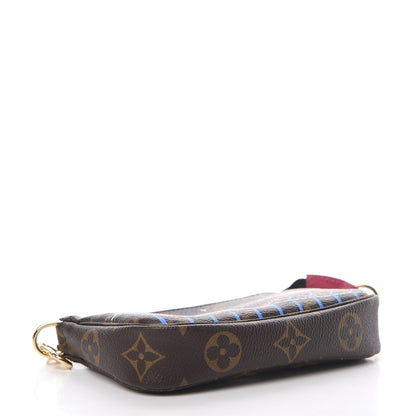 Louis Vuitton Monogram 2020 Christmas Animation Roller Coaster Mini Pochette Accessories Pivoine 3 of 7