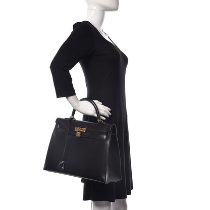 Hermes Box Kelly Sellier 35 Black 3 of 44