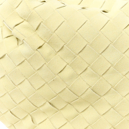 Bottega Veneta Suede Calfskin Intrecciato Teen Jodie Hobo Lemon Wash 9 of 12