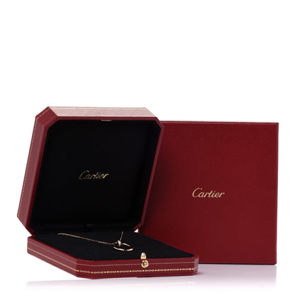 Cartier 18K Pink Gold Diamond Juste Un Clou Pendant Necklace 6 of 6