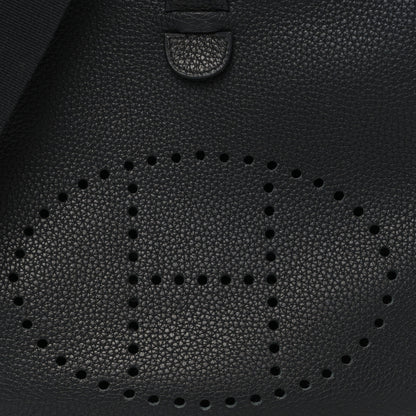 Hermes Taurillon Clemence Evelyne III PM Black 9 of 11