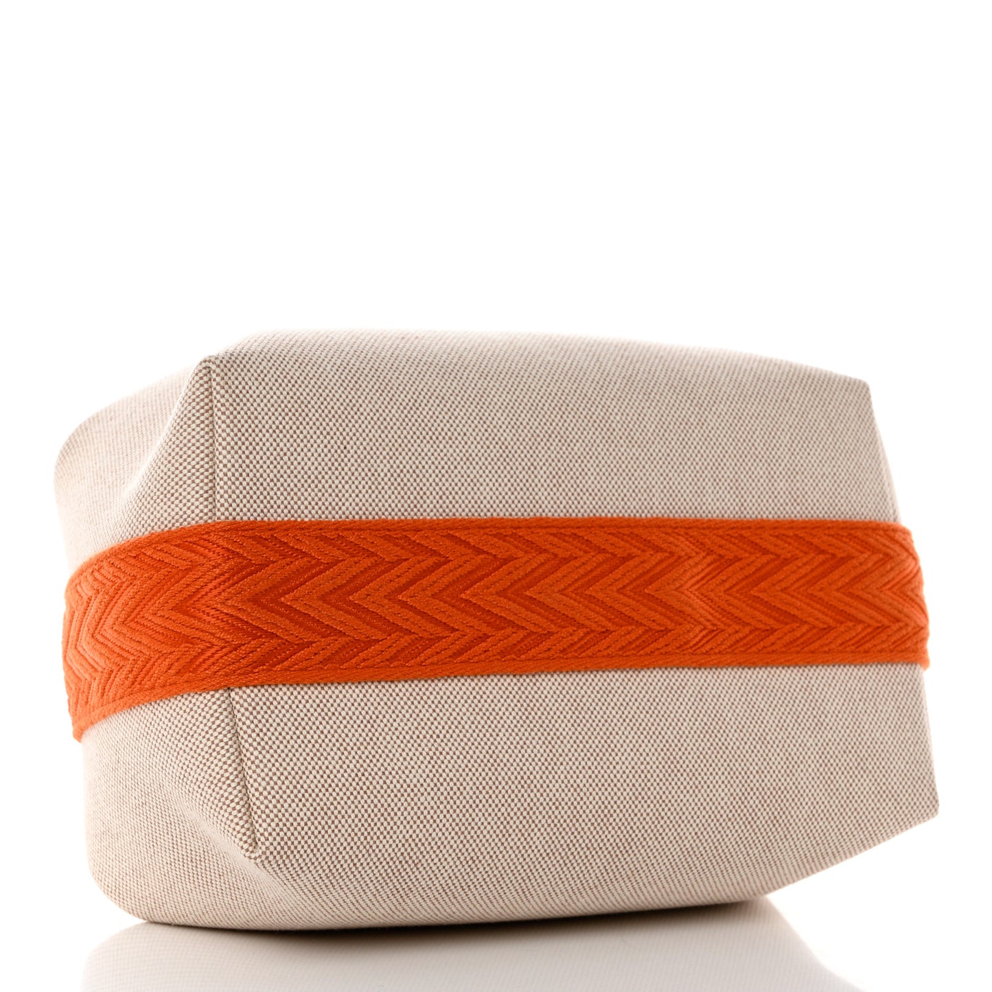 Canvas Small Bride-A-Brac Pouch Natural Orange